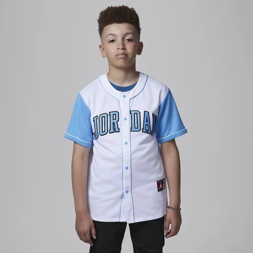 Nike Jordan Big детские Baseball Jersey цвет белый