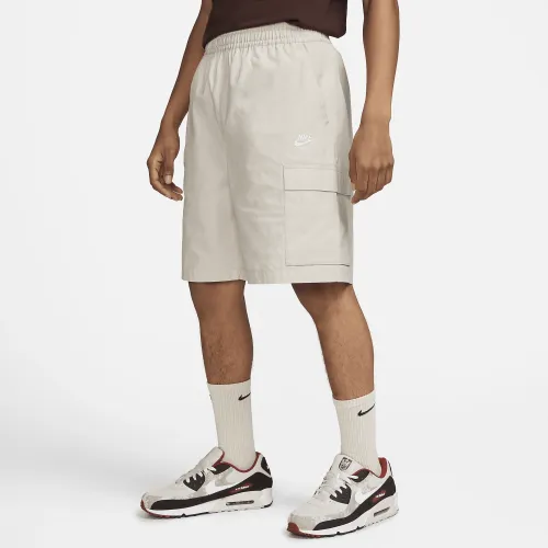 Nike Club чоловічі Woven Cargo шорти колір коричневий