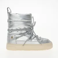 Кросівки Tommy Hilfiger Lace-Up Metallic Snowboot FW0FW08442-0IN - Срібні