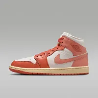 Nike Air Jordan 1 Mid жіноча Кросівки колір білий