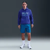 Nike Sportswear Club мужские Fleece Pullover Толстовка с капюшоном цвет фиолетовый