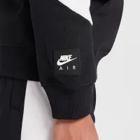 Nike Air Big детские Fleece Pullover Толстовка с капюшоном цвет черный