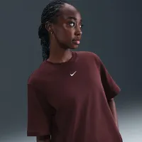 Nike Sportswear Essential женская Boxy футболка цвет красный