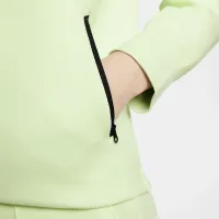 Nike Sportswear Tech Fleece Big детские (Girls') Full-Zip Толстовка с капюшоном цвет зеленый