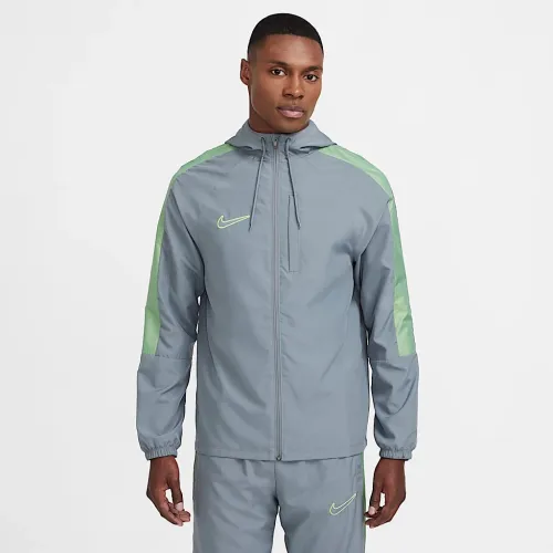 Nike Academy чоловічі Water-Repellent Hooded Soccer Куртка колір сірий