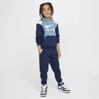 Nike Air Little детские Fleece Pullover and Pants набор синий