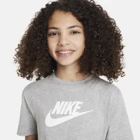 Nike Sportswear Big дитячі (Girls') футболка колір сірий