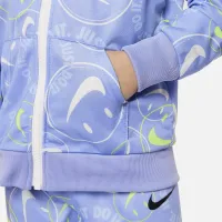 Nike Smiley Swoosh Printed Tricot набор Toddler Tracksuit цвет фиолетовый