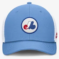 Montreal Expos Cooperstown Rise чоловічі Nike Dri-FIT MLB Trucker Adjustable Hat блакитний