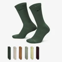 Nike Everyday Plus Cushioned тренувальні Crew шкарпетки (6 пар) різнокольорові
