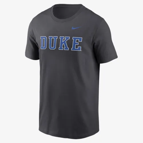 Duke блакитний Devils Primetime Wordmark чоловічі Nike College футболка колір сірий