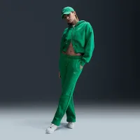 Nike Sportswear Phoenix Fleece жіноча Loose Cropped Full-Zip Толстовка з капюшоном колір зелений