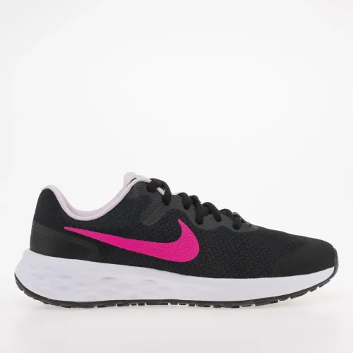 Nike Revolution 6 Big дитячі Road Running Кросівки колір чорний