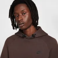 Nike Sportswear Tech Fleece мужские Pullover Толстовка с капюшоном цвет коричневый