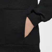 Nike Kylian Mbappé Club Fleece Big детские Soccer Толстовка с капюшоном цвет черный