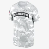 Los Angeles Chargers Salute to Service Edge Arch мужские Nike Dri-FIT NFL футболка цвет белый