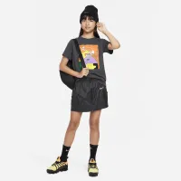 Nike Sportswear Big детские футболка цвет серый