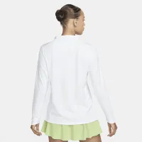 Nike Dri-FIT UV Advantage женская Mock-Neck для гольфа Top цвет белый