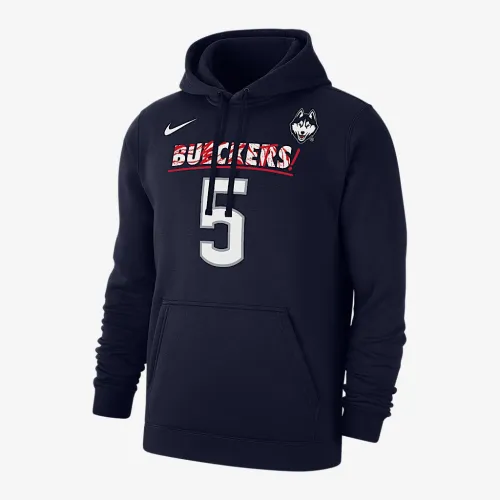 UConn Paige Bueckers Club Fleece мужские Nike College Pullover Толстовка с капюшоном синий