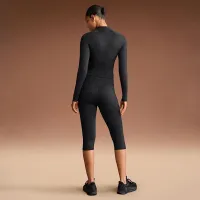 NikeSKIMS Matte женская Mock-Neck Full-Zip Куртка цвет черный
