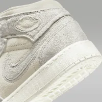 Nike Air Jordan 1 Mid SE Craft Big детские Кроссовки цвет коричневый