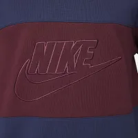 Nike Club мужские French Terry Color-Blocked Crew синий