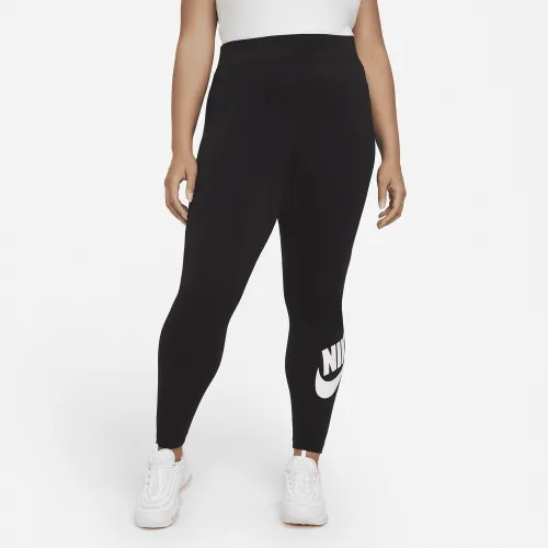 Nike Sportswear Essential женская С высокой Талией лосины (большие размеры) цвет черный