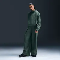 Nike Sportswear Tech Fleece женская оверсайз Толстовка с капюшоном цвет зеленый