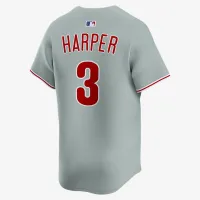 Bryce Harper Philadelphia Phillies мужские Nike Dri-FIT ADV MLB Limited Jersey цвет серый