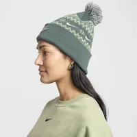 Nike Peak Fair Isle Beanie колір зелений