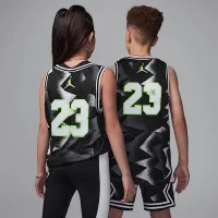 Nike Jordan23 Big дитячі Printed Jersey колір чорний