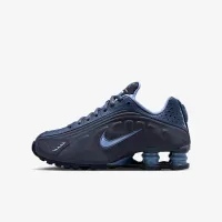 Nike Shox R4 Big детские (для мальчиков) Кроссовки синий