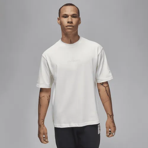 Nike Air Jordan Wordmark чоловічі футболка колір білий