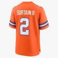 Patrick Surtain II Denver Broncos чоловічі Nike NFL Game Football Jersey Orange