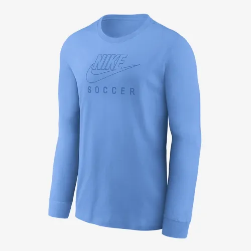 Nike Swoosh Big детские Soccer Long-Sleeve футболка синий