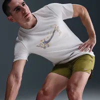 Nike чоловічі Dri-FIT Running футболка колір сірий