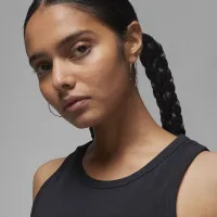 Nike Jordan жіноча Tank колір чорний