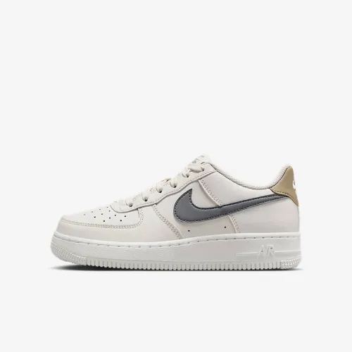 Nike Air Force 1 Big детские Кроссовки цвет серый