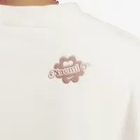 Nike Naomi Osaka Phoenix Fleece женская Over-оверсайз Crew-Neck свитшот цвет коричневый