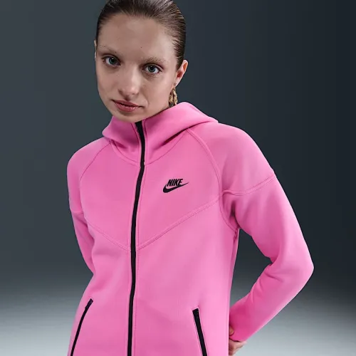 Nike Sportswear Tech Fleece Windrunner жіноча Full-Zip Толстовка з капюшоном Pink
