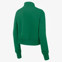 Philadelphia Eagles Rewind Phoenix жіноча Nike NFL Cropped 1/4-Zip Crew колір зелений