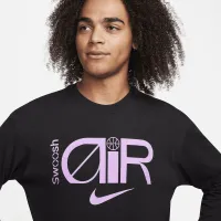 Nike Max90 чоловічі Long-Sleeve баскетбольні футболка колір чорний