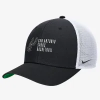 San Antonio Spurs 2024/25 Rise Icon Edition Nike NBA Trucker Cap цвет черный