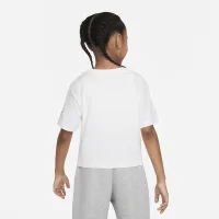 Nike Meta-Morph Little дитячі Graphic футболка колір білий