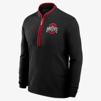 Ohio State Buckeyes Victory мужские Nike Dri-FIT College 1/2-Zip Long-Sleeve Top цвет черный