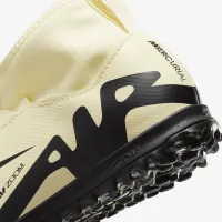 Nike Jr. Mercurial Superfly 9 Academy Little/Big дитячі Turf High-Top Soccer Кросівки Yellow