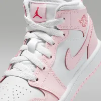Nike Jordan 1 Mid Little детские Кроссовки Pink