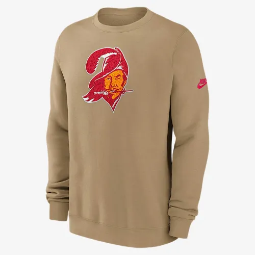 Tampa Bay Buccaneers Swing Pass Rewind Club чоловічі Nike NFL Pullover Crew колір коричневий