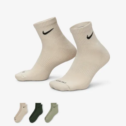 Nike Everyday Plus Cushioned тренировочные Ankle носки (3 пары) многоцветный