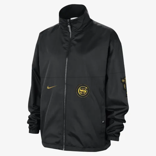 Golden State Warriors Starting 5 2023/24 City Edition чоловічі Nike NBA Courtside Куртка колір чорний